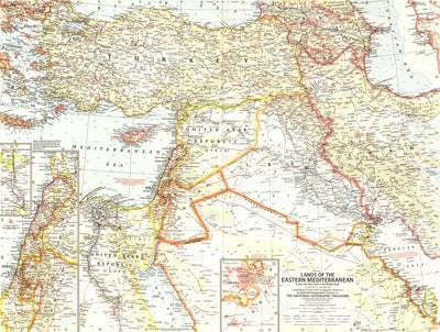 Lands Of The Eastern Mediterranean 1959