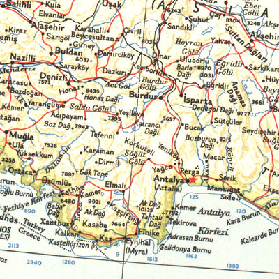 Lands Of The Eastern Mediterranean 1959