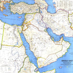 Middle East Map (East) 1978