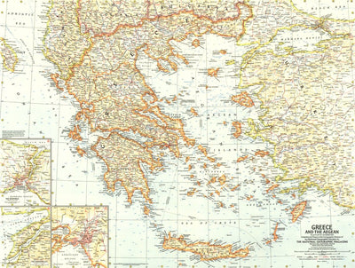 Greece &The Aegean 1958