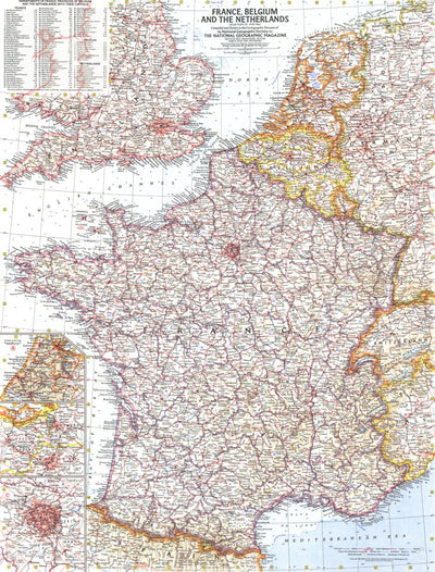 France, Belgium & The Netherlands 1960