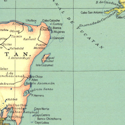 Mexico, Central America & The West Indies 1934