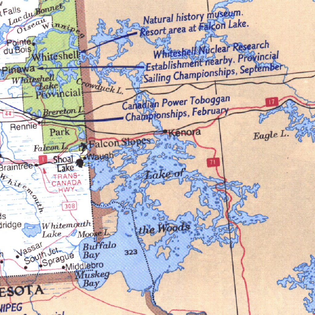 Saskatchewan & Manitoba Canada 1979 Map by National Geographic | Avenza ...