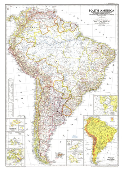 South America 1950