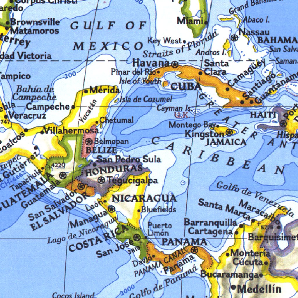World Map 1988 by National Geographic | Avenza Maps