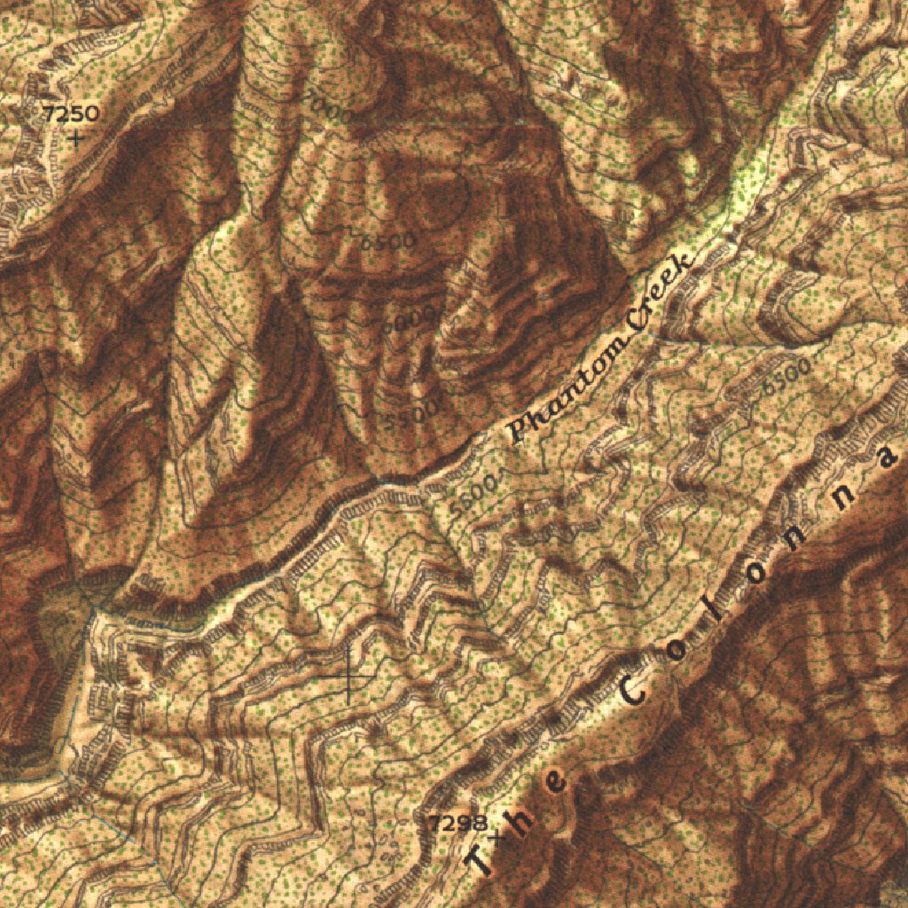 Heart Of The Grand Canyon 1978 Map by National Geographic | Avenza