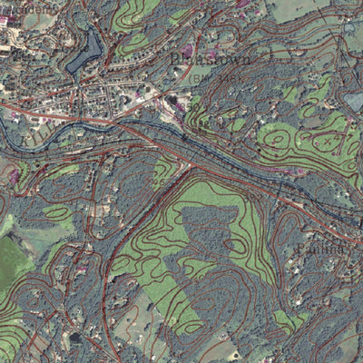 NJ-Blairstown: GeoChange 1942-2010