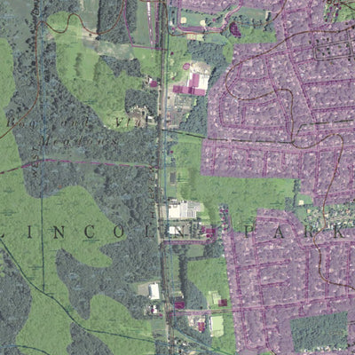 NJ-Pompton Plains: GeoChange 1942-2010