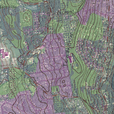NJ-Pompton Plains: GeoChange 1942-2010