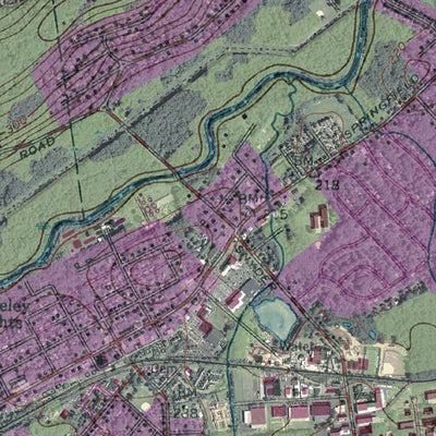 NJ-Chatham: GeoChange 1942-2010