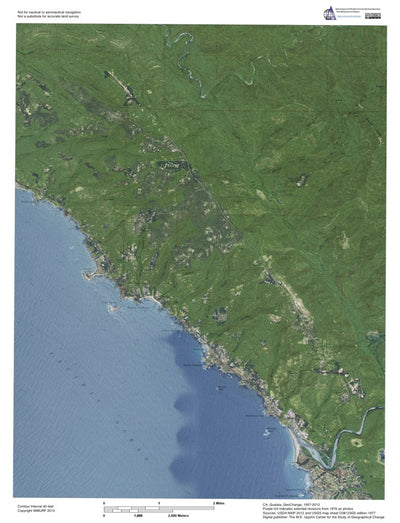 CA-Gualala: GeoChange 1957-2012