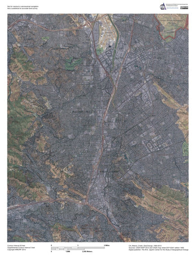 CA-Walnut Creek: GeoChange 1993-2012