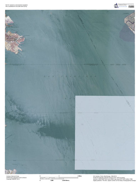 CA-Hunters Point: GeoChange 1956-2012