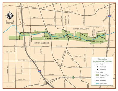 Otay Valley Regional Park Trail Map