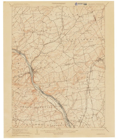 NJ-PA-Lamberville: Authoritative US Topos Historic 1906