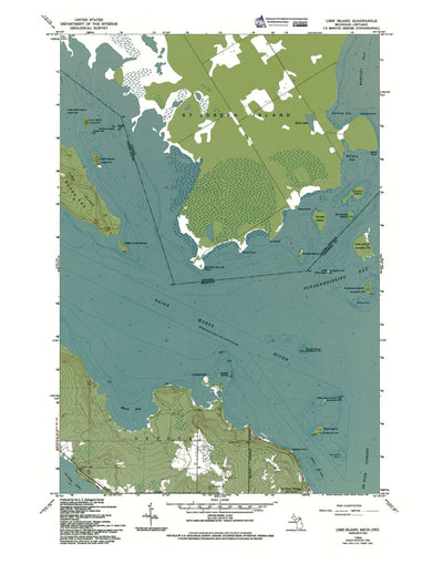 MI-Lime Island: Authoritative US Topos 1964