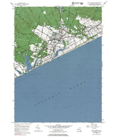 NY-East Hampton: Authoritative US Topos 1956