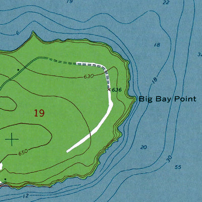 WI-Madeline Island: Authoritative US Topos 1964