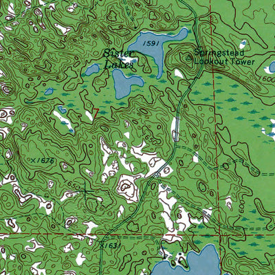 WI-Turtle Flambeau Flowage: Authoritative US Topos 1973