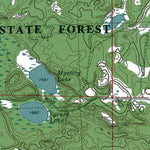 WI-White Sand Lake: Authoritative US Topos 1981