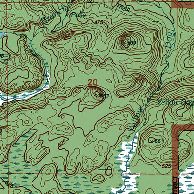 MI-Bulldog Lake: Authoritative US Topos 1999