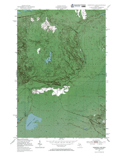 MI-Sheephead Lake: Authoritative US Topos 1951