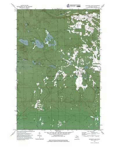 MI-Buckeye Lake: Authoritative US Topos 1973