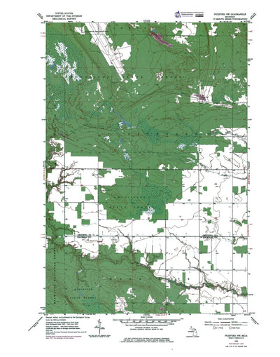 MI-Pickford NW: Authoritative US Topos 1953