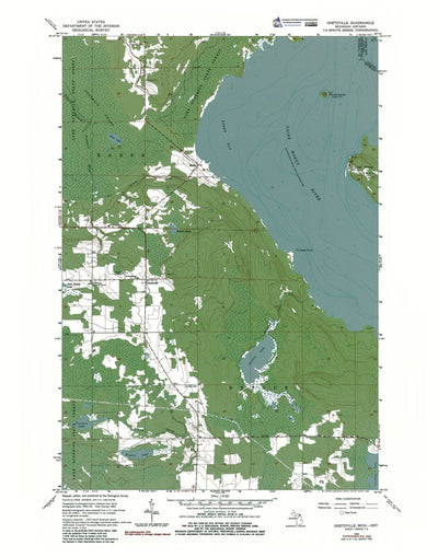 MI-ONT-Goetzville: Authoritative US Topos 1964