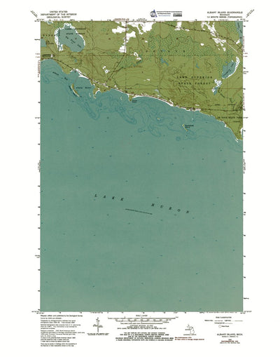 MI-Albany Island: Authoritative US Topos 1964