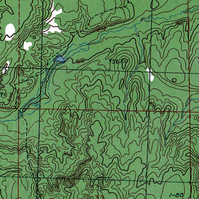 MI-Hardwood Lake: Authoritative US Topos 1986