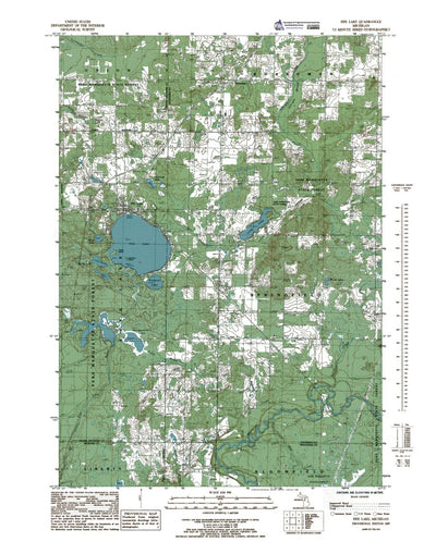 MI-Fife Lake: Authoritative US Topos 1985