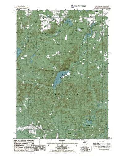 MI-Crooked Lake: Authoritative US Topos 1986