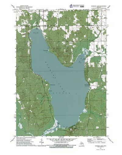 MI-Hubbard Lake: Authoritative US Topos 1972