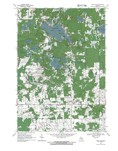 MI-Sage Lake: Authoritative US Topos 1968