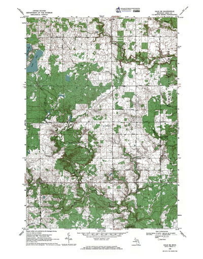 MI-Hale SE: Authoritative US Topos 1968