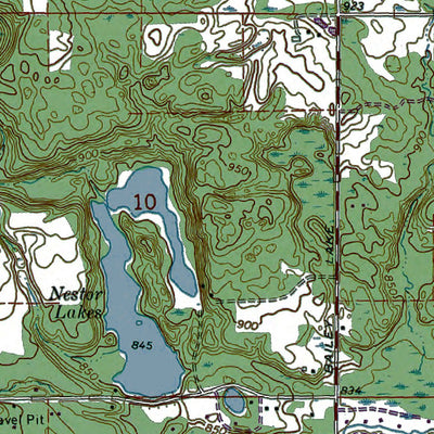 MI-Browns Corners: Authoritative US Topos 1969