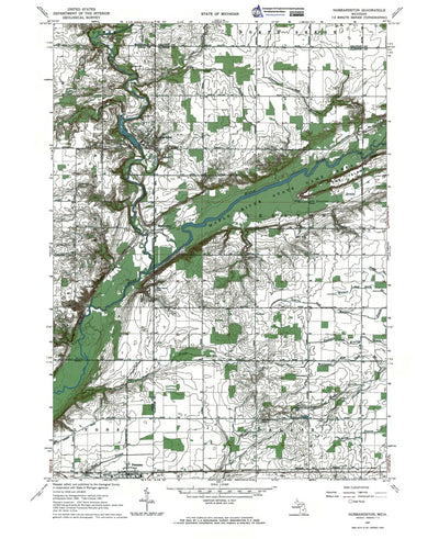 MI-Hubbardston: Authoritative US Topos 1967