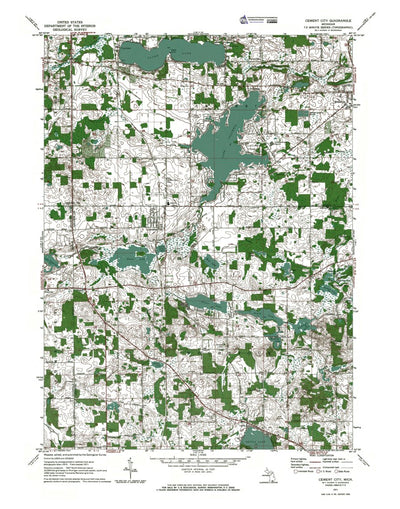 MI-Cement City: Authoritative US Topos 1971