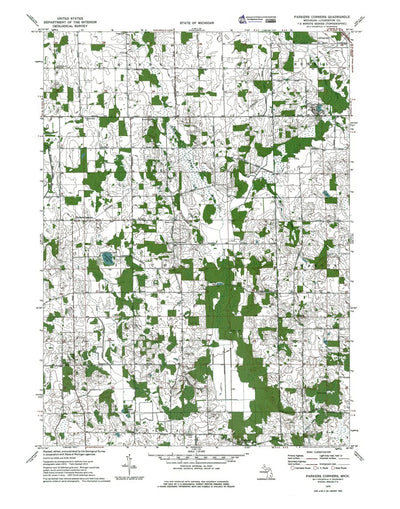 MI-Parkers Corners: Authoritative US Topos 1973