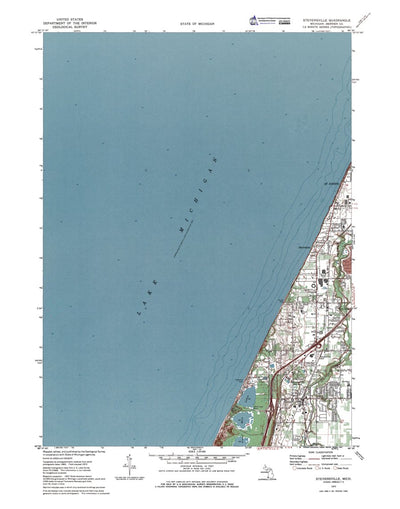 MI-Stevensville: Authoritative US Topos 1970