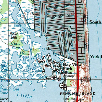 DE-Bethany Beach: Authoritative US Topos 1984