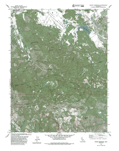 CA-Detert Reservoir: Authoritative US Topos 1993
