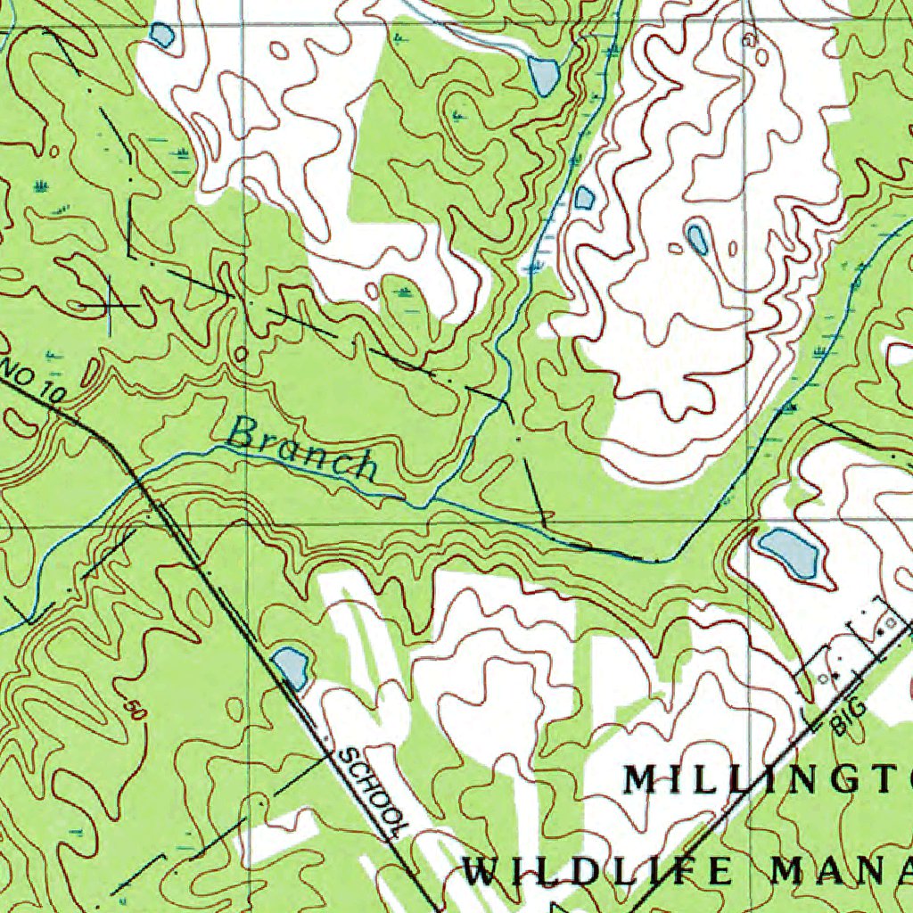 MDDEMillington Authoritative US Topos 1993 Map by Western Michigan