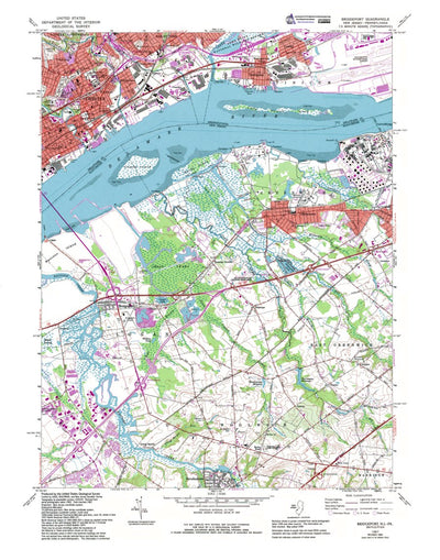 NJ-PA-Bridgeport: Authoritative US Topos 1967