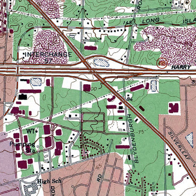 NY-Central Islip: Authoritative US Topos 1967