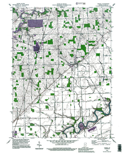 IN-Grabill: Authoritative US Topos 1992