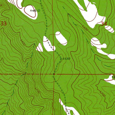 WA-Lost Horse Plateau: Authoritative US Topos 1970