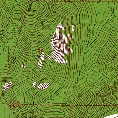 WA-Jennies Butte: Authoritative US Topos 1970