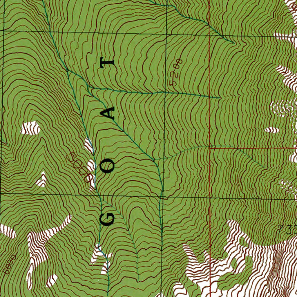 WA-Pinegrass Ridge: Authoritative US Topos 1988 Map by Western Michigan ...